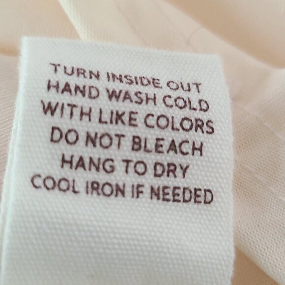 BLU PEPPER WOMEN'S PEASANT BABYDOLL CREAM BLOUSE TEXTURED FLOWY SZ LARGE - Picture 11 of 11